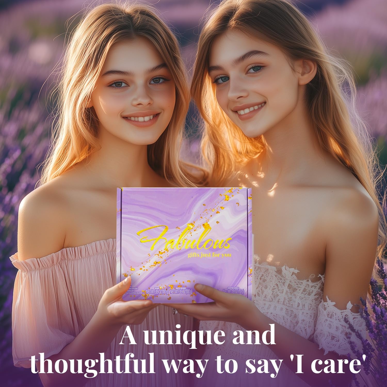 Indulge in Serenity: 8-Piece Lavender Bath and Body Gift Set with Insulated Tumbler - Perfect Relaxation Gifts for Women and Thoughtful Get Well Soon Surprises
