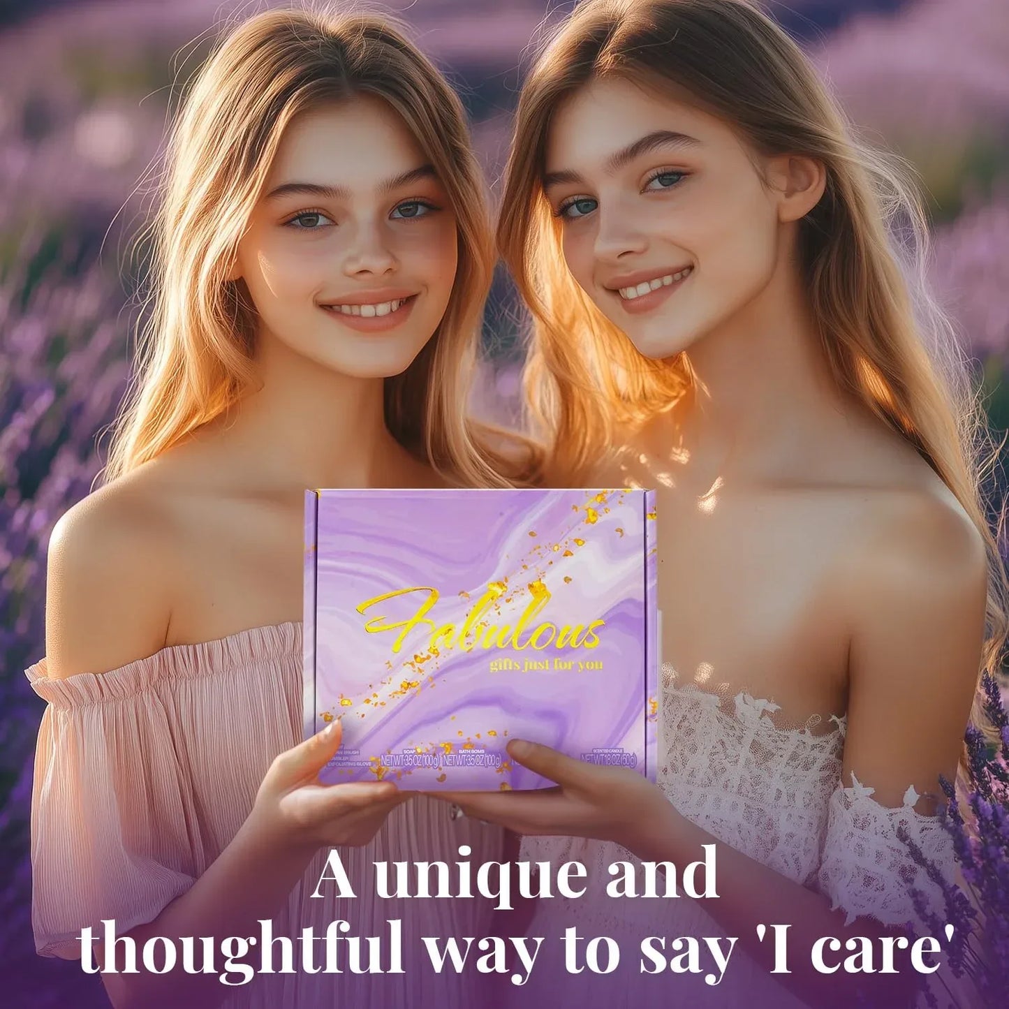 Indulge in Serenity: 8-Piece Lavender Bath and Body Gift Set with Insulated Tumbler - Perfect Relaxation Gifts for Women and Thoughtful Get Well Soon Surprises