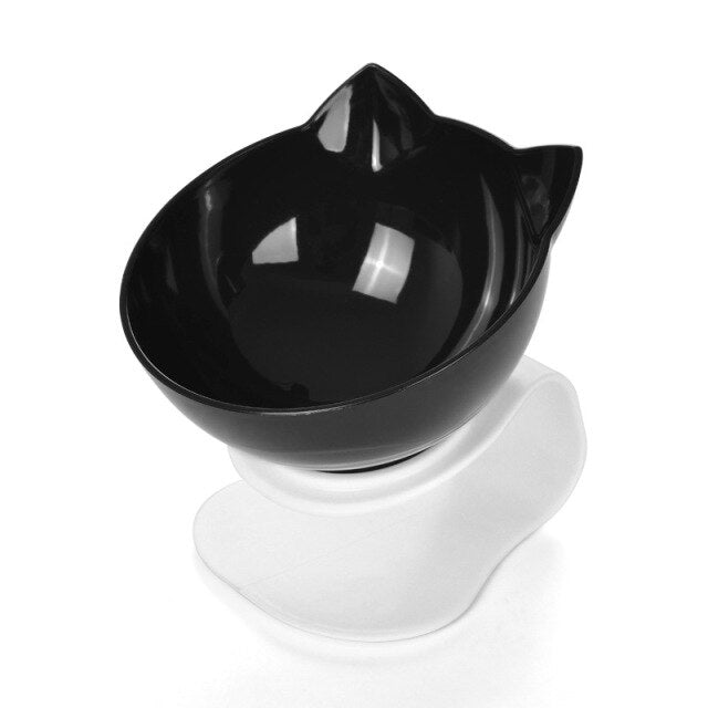 Pet Double Cat Bowl With Raised Stand.
