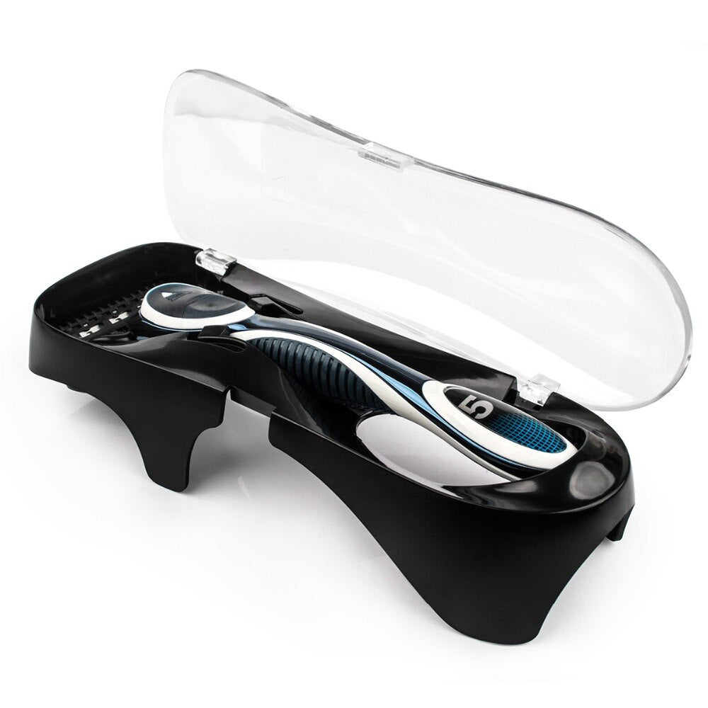 Qshave Portable Travel Razor holder Protector Case for Manual Razor Suitable for Qshave Blue & Black Razor, 1PC (No Razor In).