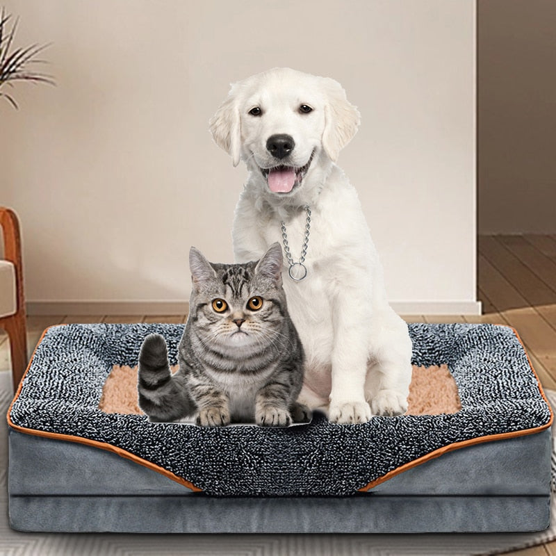 Dropshipping 2023 Best Selling Products Zipper Dog Beds Kennel Bed Mat Winter Large Dog Sofa Bed Dog Washable Mat For Small Dog.