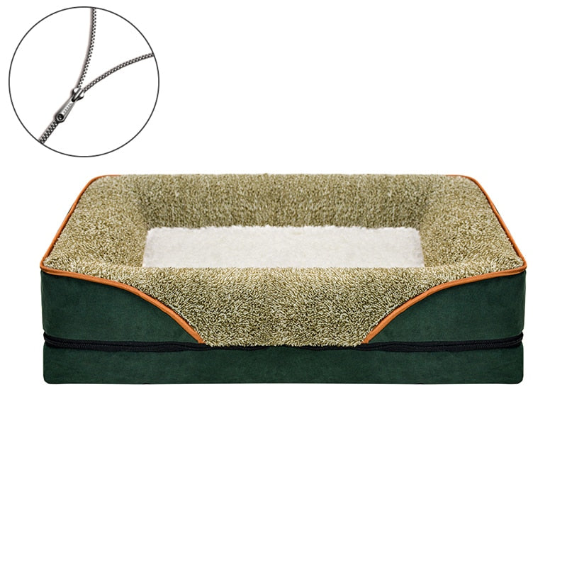 Dropshipping 2023 Best Selling Products Zipper Dog Beds Kennel Bed Mat Winter Large Dog Sofa Bed Dog Washable Mat For Small Dog.