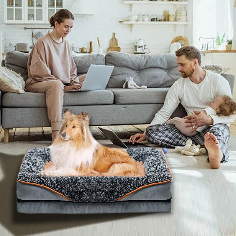 Zipper Dog washable Beds Kennel Bed Mat.