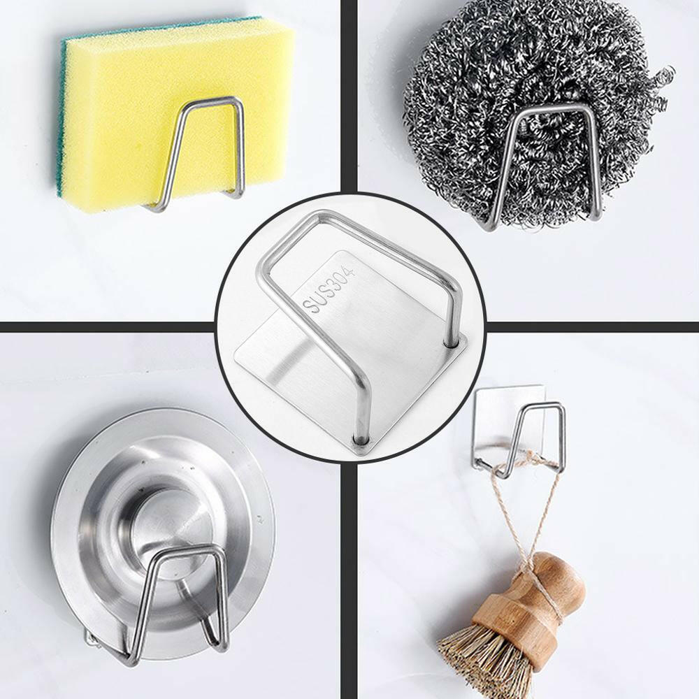 Stainless Steel Sink Sponge Rack - Nakinsige