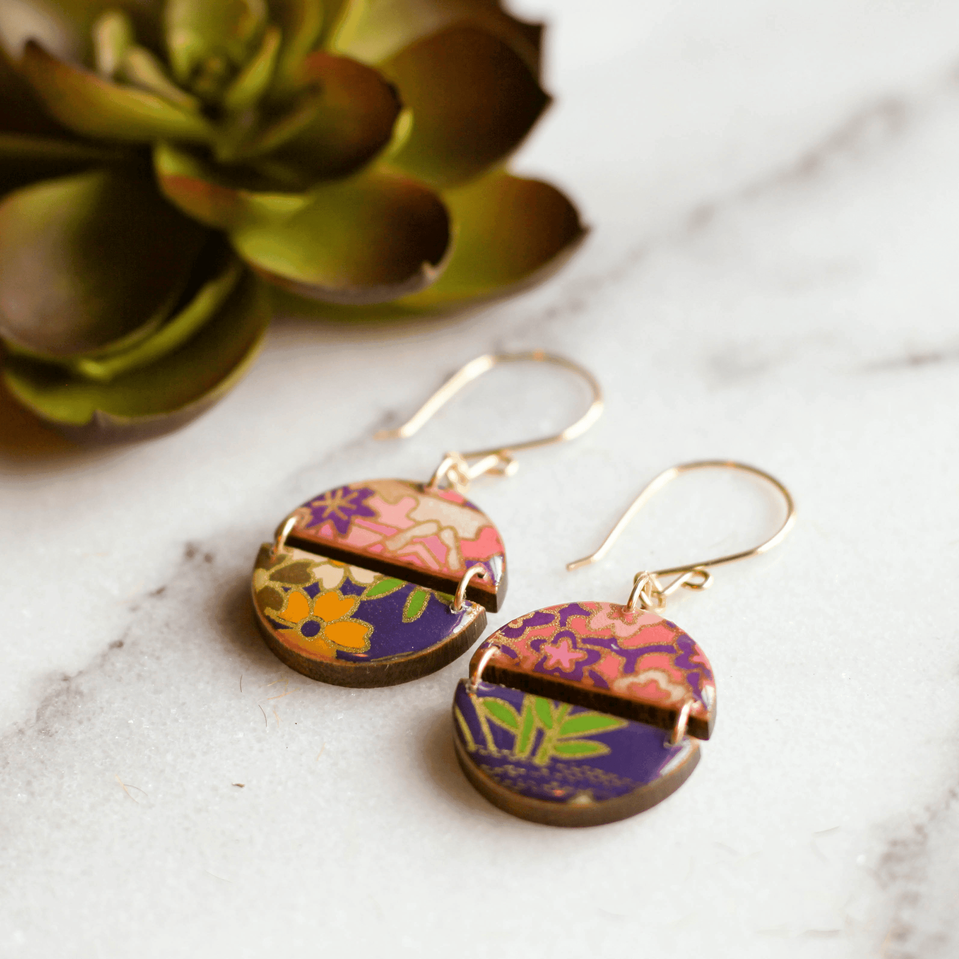 a couple of plates of food on a table