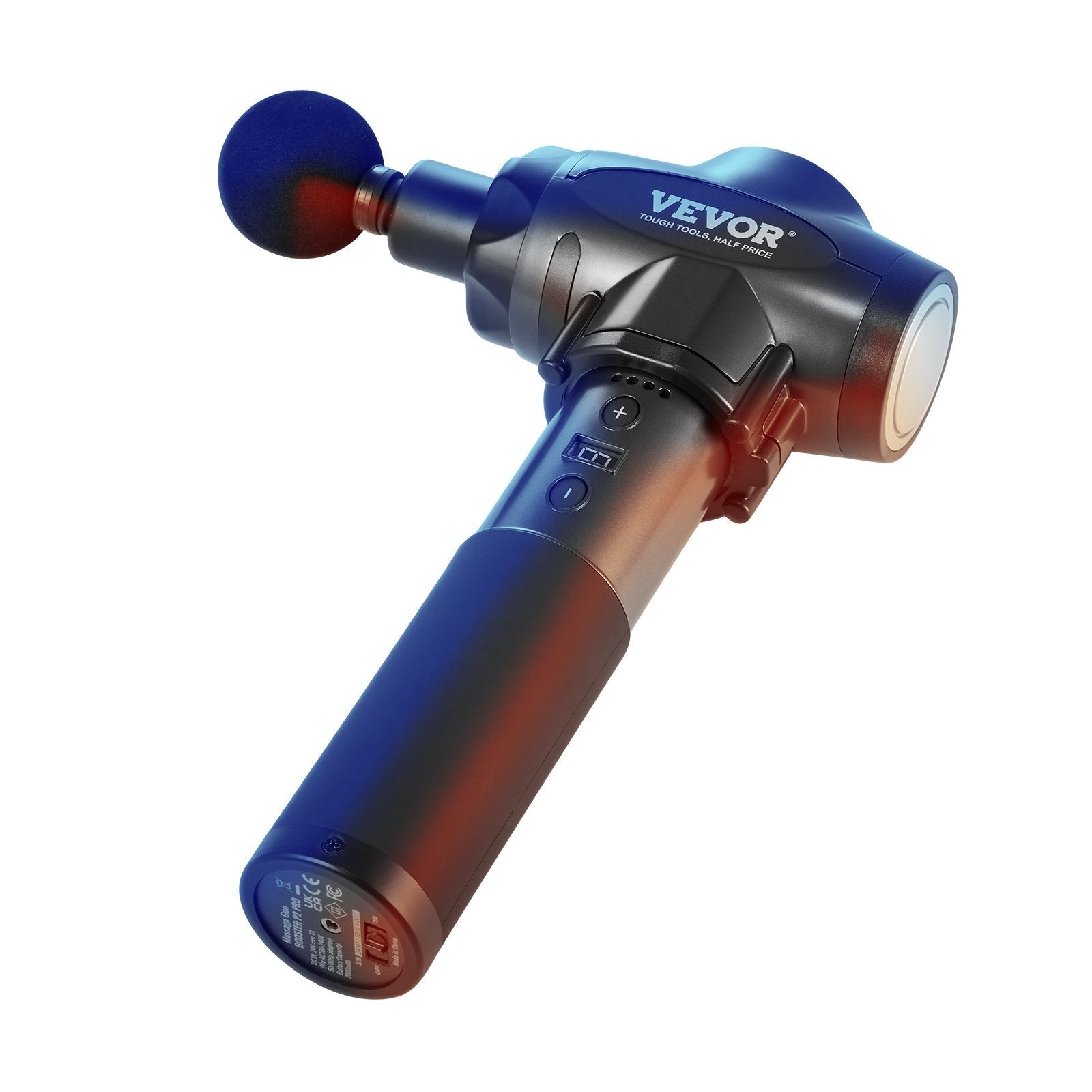 VEVOR Deep Tissue Massage Gun – 9 Speeds, 6 Heads, Rechargeable 24V for Pain Relief & Recoveryhealth