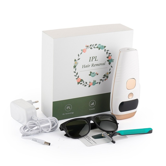 Safe and Painless: IPL laser hair removal has been proven to be gentle, high safety, no side effects, flawless and painless