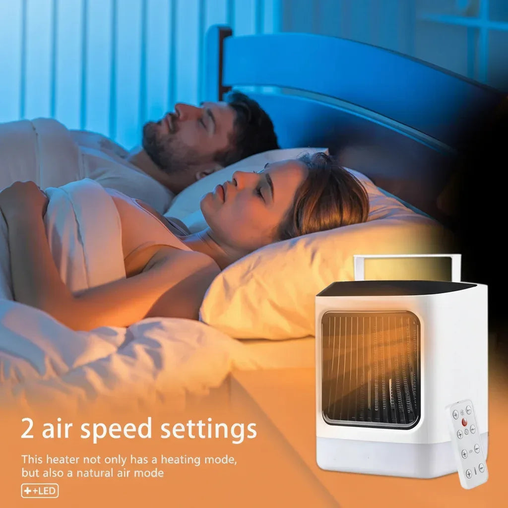 2-in-1 Portable Space Heater & Cooler - Premium Climate Control