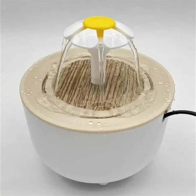 "1200mL USB Cat Water Fountain – Auto Filter, Quiet Recirculating Bowlp