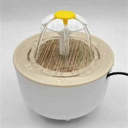 "1200mL USB Cat Water Fountain – Auto Filter, Quiet Recirculating Bowlp