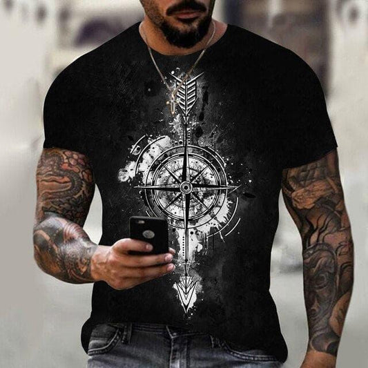 3D Printed Graphic T-shirts - Nakinsige