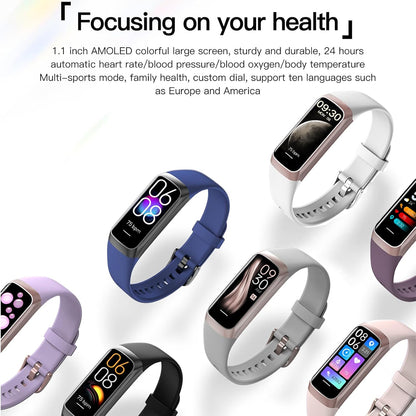 Stay Fit and Stylish with the C60 Slim Fitness Tracker - Heart Rate, Blood Pressure Monitor & 25 Sports Modes!