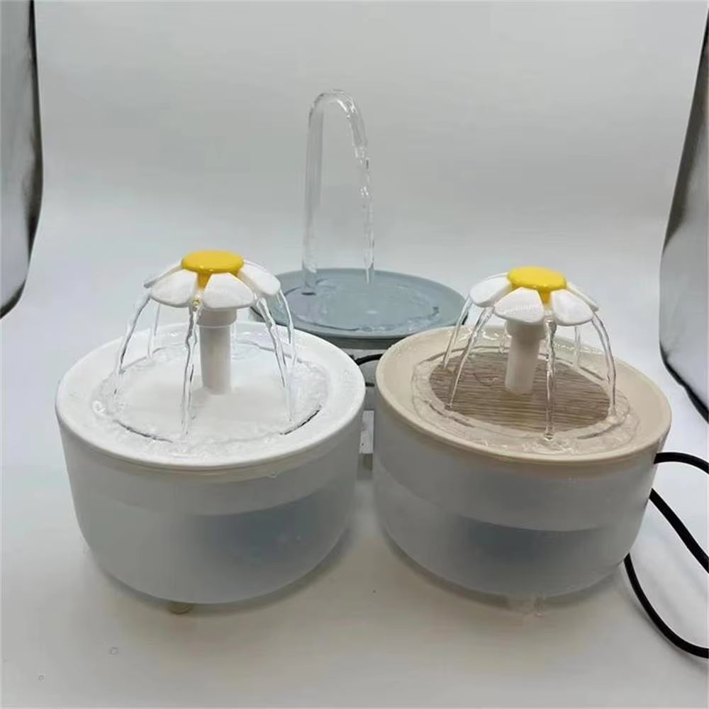 "1200mL USB Cat Water Fountain – Auto Filter, Quiet Recirculating Bowlp