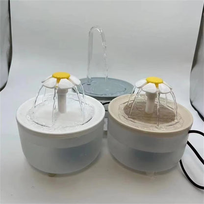 "1200mL USB Cat Water Fountain – Auto Filter, Quiet Recirculating Bowlp