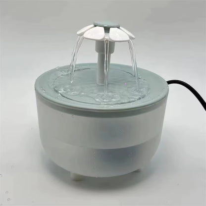 "1200mL USB Cat Water Fountain – Auto Filter, Quiet Recirculating Bowlp