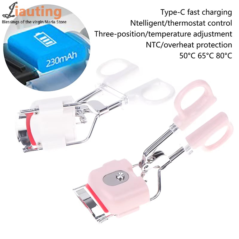Revolutionary Electric Eyelash Curler - Portable Heated Comb for Perfect, Long-Lasting Curls