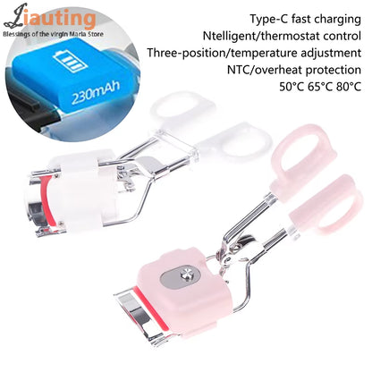 Revolutionary Electric Eyelash Curler - Portable Heated Comb for Perfect, Long-Lasting Curls