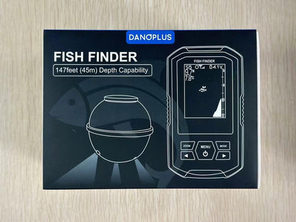 Wireless HD Fish Finder – Castable Sonar, 147ft Depth, Rechargeable & Portable
