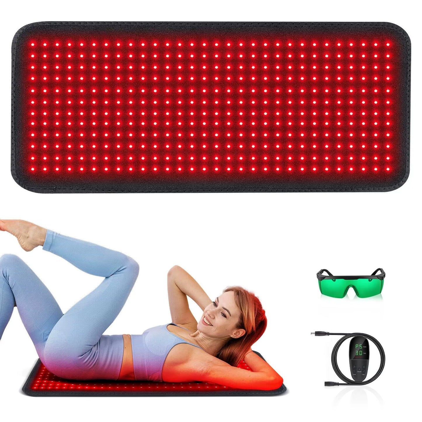 Soothe Menstrual Discomfort and Back Pain with Our LED Red Light Infrared Therapy Pad