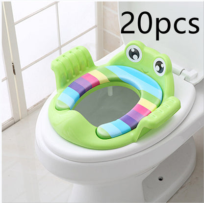 Adjustable Baby Toilet Seat for Children 1-6 Years - Soft PP Material, Non-Slip Stability