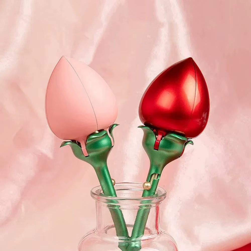 Elegant Rose-Shaped Jewelry Ring Box - Perfect for Proposals and Special Gifts