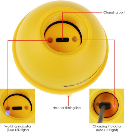 Wireless HD Fish Finder – Castable Sonar, 147ft Depth, Rechargeable & Portable
