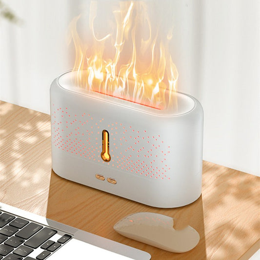 Volcano Flame Aromatherapy Diffuser — 200ml LED Fire Effect | Relaxation, Sleep & Home Comfort