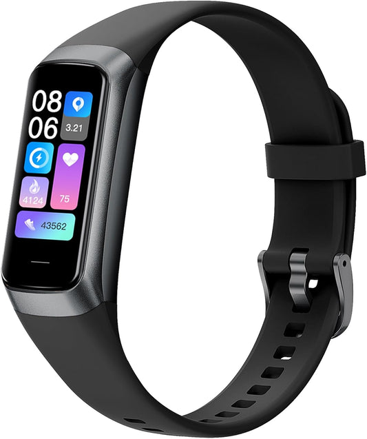 Stay Fit and Stylish with the C60 Slim Fitness Tracker - Heart Rate, Blood Pressure Monitor & 25 Sports Modes!
