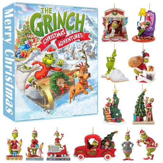 Exciting Grinch 2024 Advent Calendar - 24 Days of Surprises with Collectible Toys for Kids!