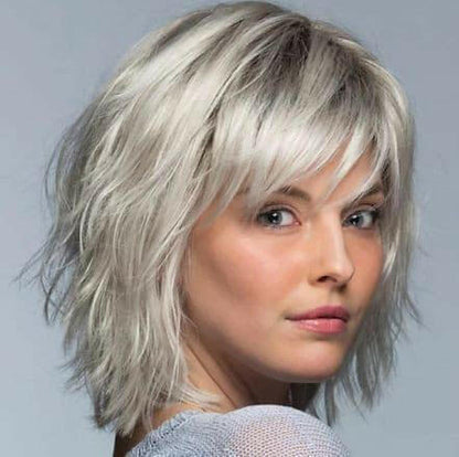 Curly with Bangs Short Wig - Nakinsige