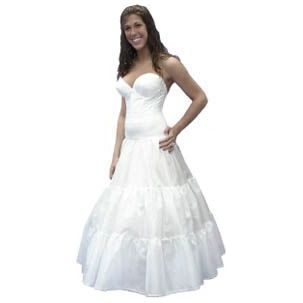Double Ruffle Spandex Waist Petticoat PC 103 SP.