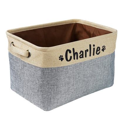 Insige customed dog toys storage bins.