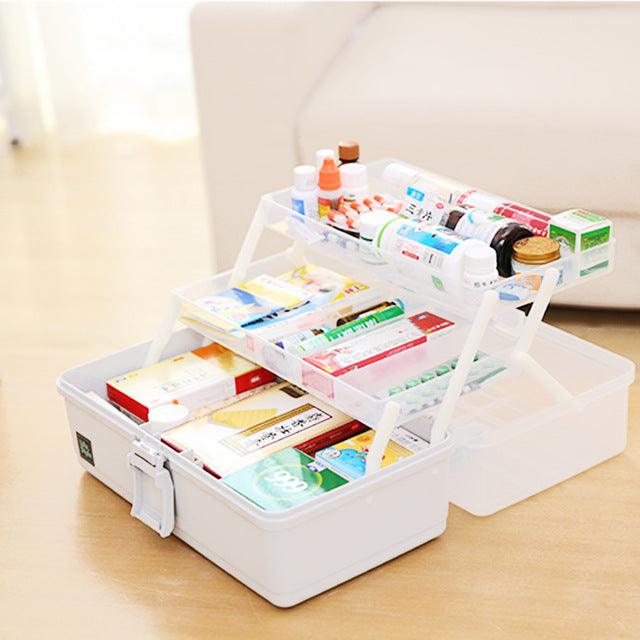 a box with a bunch of books on top of it 