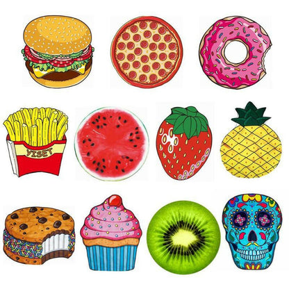 many different types of cupcakes on a table 