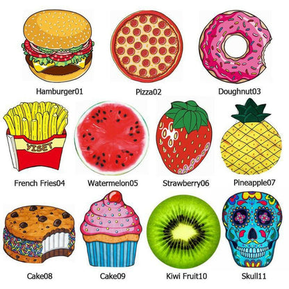 a display of different types of candy 