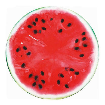 a close up of a red frisbee 