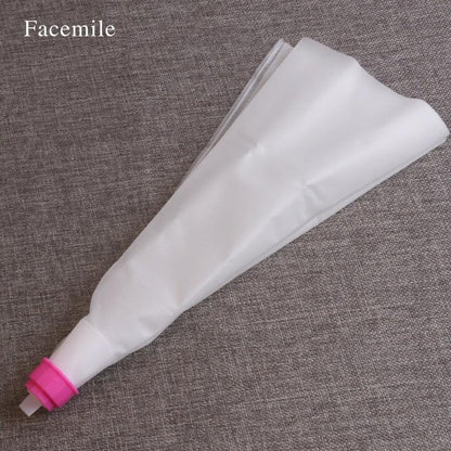 a pink pillow with a pink tie on it 