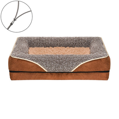 Zipper Dog washable Beds Kennel Bed Mat.