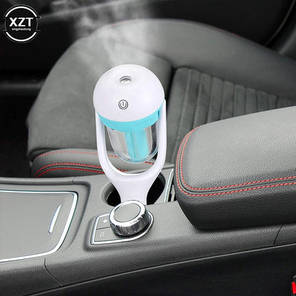 Mini Car Air Humidifier Steam Air Purifier   carAroma Diffuser.