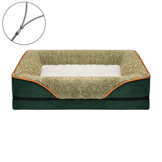 Zipper Dog washable Beds Kennel Bed Mat.