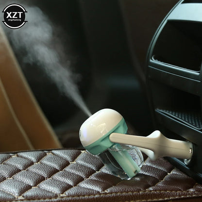 Mini Car Air Humidifier Steam Air Purifier   carAroma Diffuser.