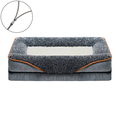Dropshipping 2023 Best Selling Products Zipper Dog Beds Kennel Bed Mat Winter Large Dog Sofa Bed Dog Washable Mat For Small Dog.