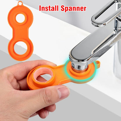 New 99% Universal 1080° Rotary Extender Faucet Aerator Robotic Arm Plastic Splash for Kitchen Washbasin Faucets Bubbler Nozzle.