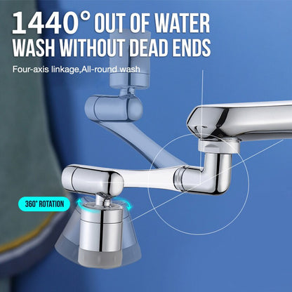 Rotatable Multifunctional Extension Faucet.