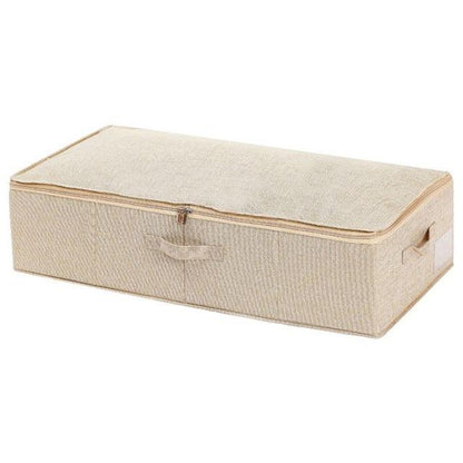 a piece of luggage sitting on top of a table 