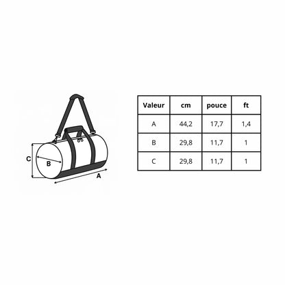 Sac De Sport Drapeau Du Nicaragua – Polyester – Moyenne Capacité