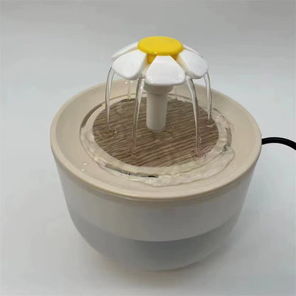 "1200mL USB Cat Water Fountain – Auto Filter, Quiet Recirculating Bowlp