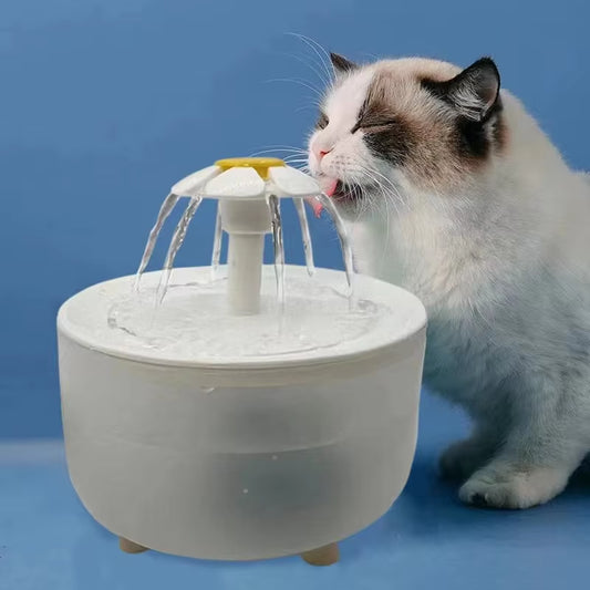 Cat spout 1200mL USB Cat Water Fountain – Auto Filter, Quiet Recirculating Bowl