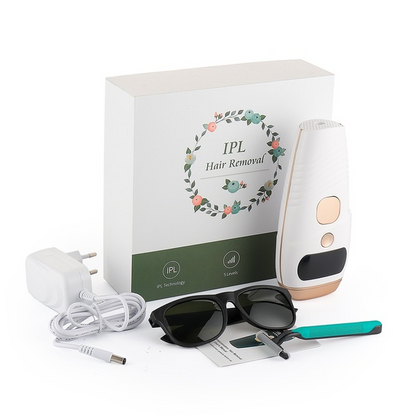 Safe and Painless: IPL laser hair removal has been proven to be gentle, high safety, no side effects, flawless and painless