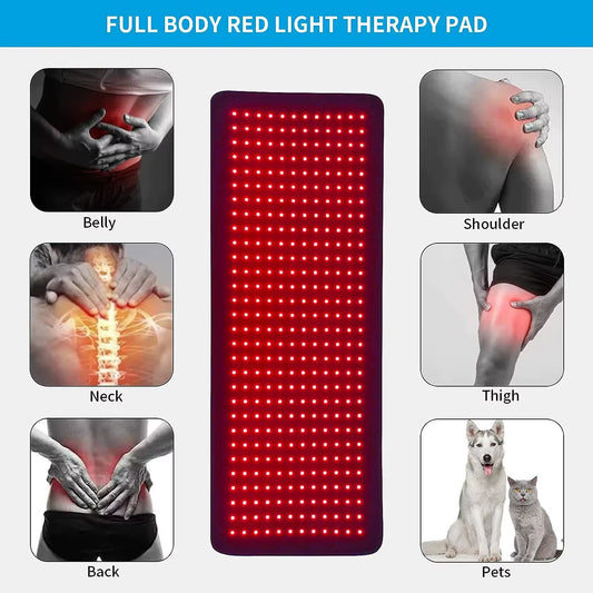 Soothe Menstrual Discomfort and Back Pain with Our LED Red Light Infrared Therapy Pad